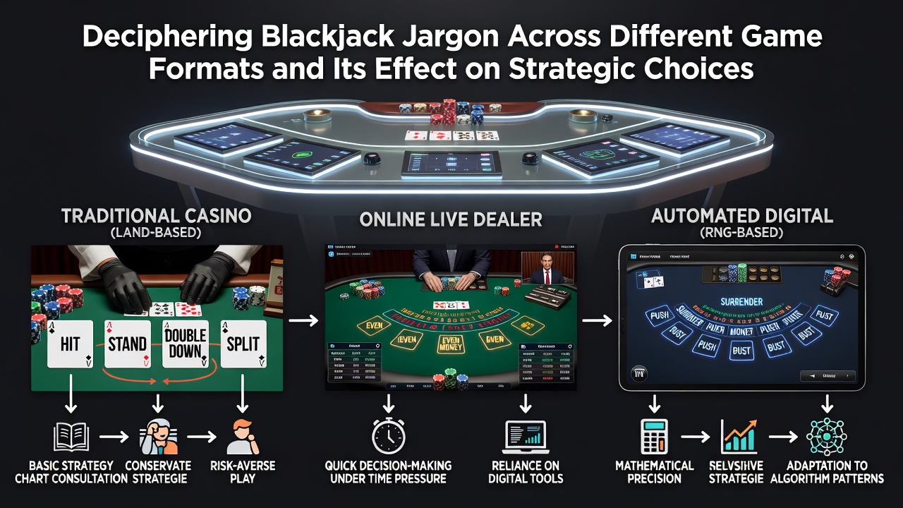 Close-up of blackjack strategy chart next to playing cards showing decision points