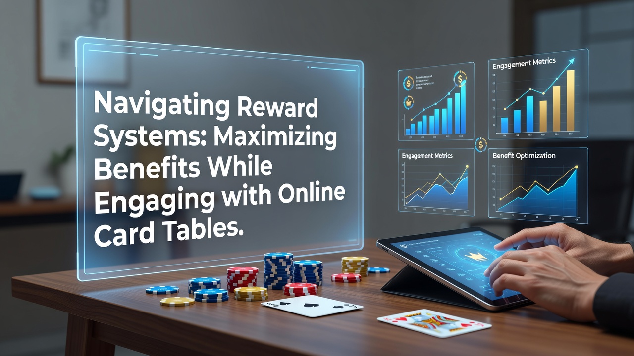 Overview of online card table reward programs showing loyalty tiers and point accumulation interfaces