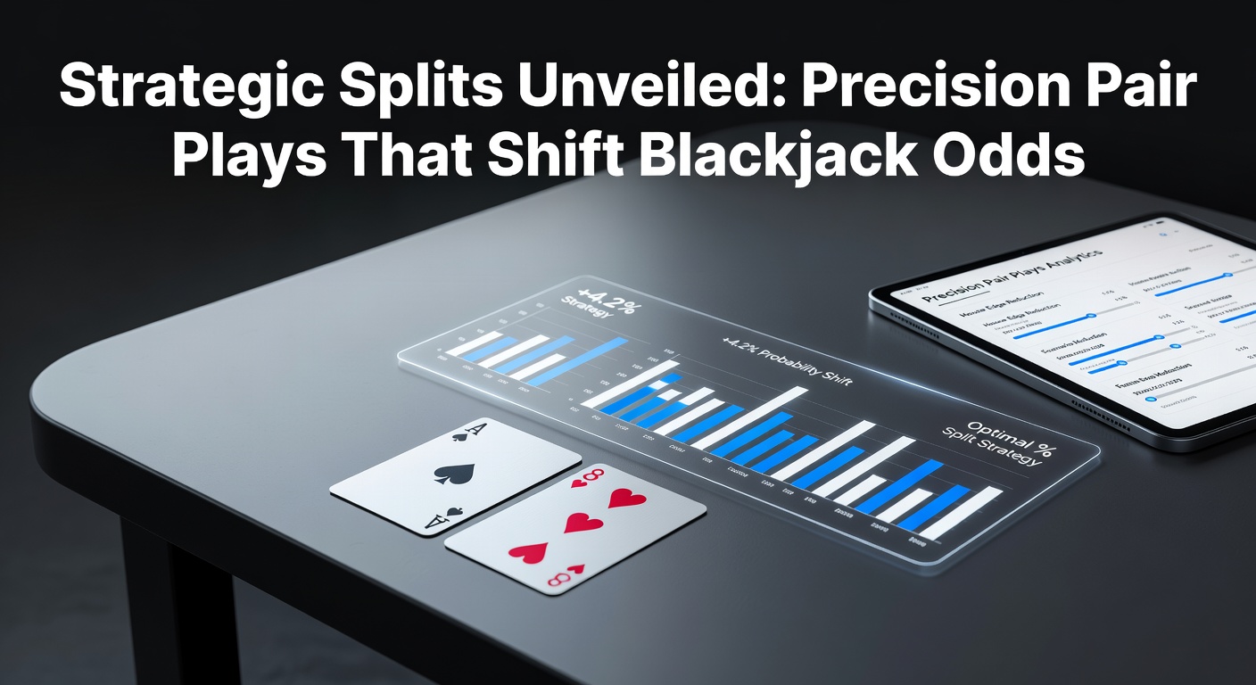 Strategy chart excerpt highlighting optimal split decisions for pairs like aces, eights, and sixes against various dealer upcards, a tool essential for shifting blackjack odds